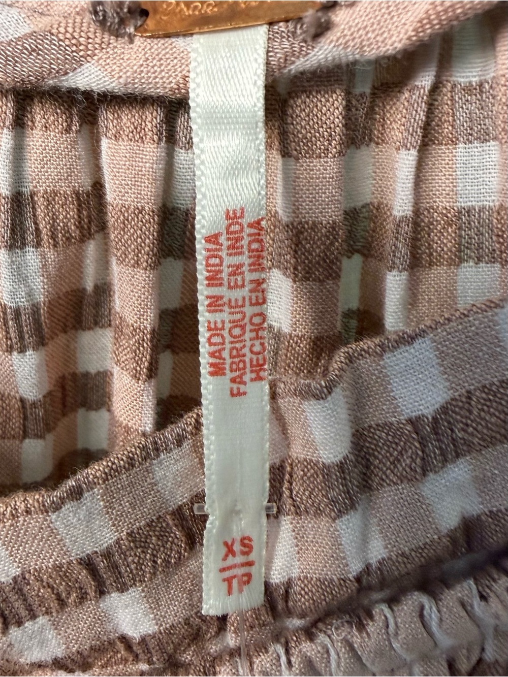 Free People Country Line Plaid Romper - Picture 7 of 9